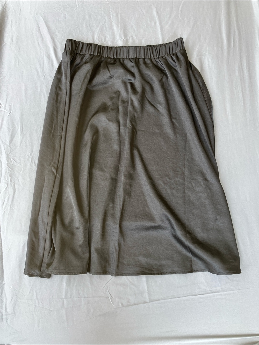 Black Satin Skirt size Extra Large